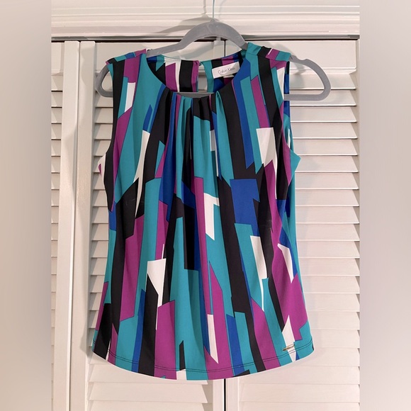 Calvin Klein Multicolored Top, size- small - Picture 1 of 4